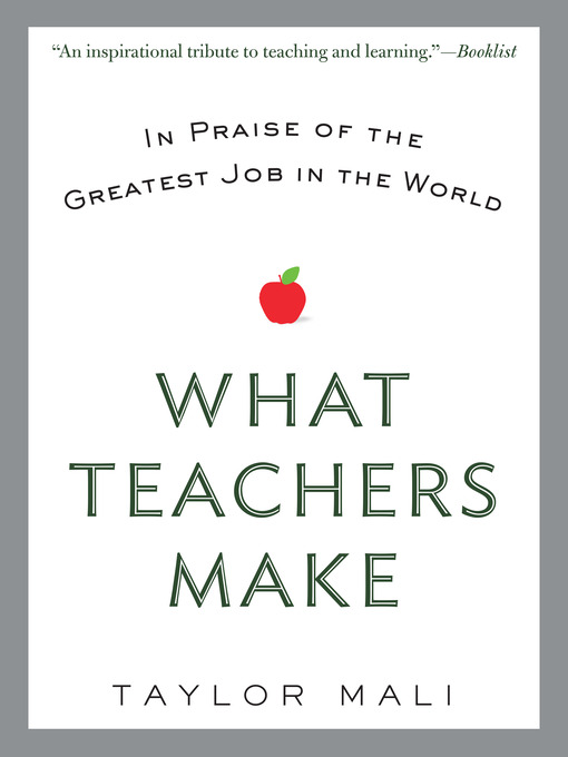 Cover image for What Teachers Make